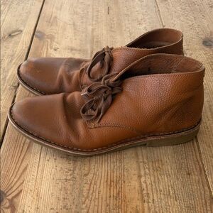 Men's Tan Leather Chukka Boots